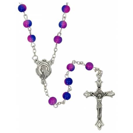 Chapelet Bleu-Rose