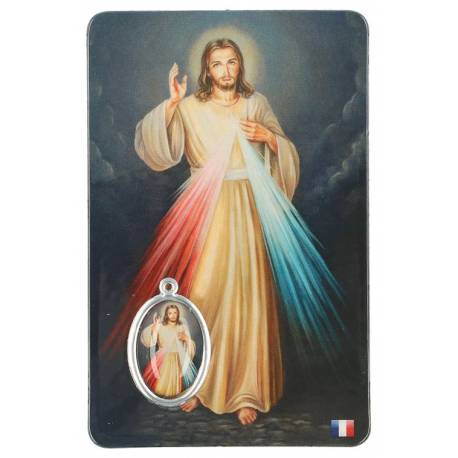 Carte-Méd-Prière - Christ Miséricordieux - FR
