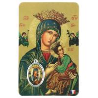 Carte-Méd-Prière - Vierge du Perpétuel Secours - FR