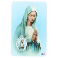 Carte-Méd-Prière - Vierge Priante - FR