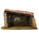 Décor pour santons de Provence - Etable toit ouvert - 26 x 16 x H 14 cm