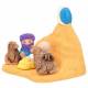 Crèche de Noël en terre cuite - "Crèche du monde" Touareg
