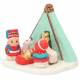 Kerststal Aardewerk - "Crèche du monde" Finland 