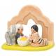 Crèche de Noël en terre cuite - "Crèche du monde" Inde