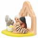 Crèche de Noël en terre cuite - "Crèche du monde" Inde