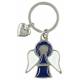Sleutelhanger Engel Email blauw + Med hart 