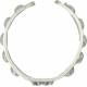 Bague-Dizainier Diam ajustable 15 mm Largeur 5 mm Métal Argenté