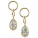 Porte-Clefs Ste Rita / St Christophe Bicolore
