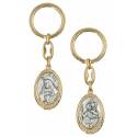 Porte-Clefs Ste Rita / St Christophe Bicolore