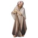 Berger avec une pelle pour crèche de Noël en bois Komet 12 cm