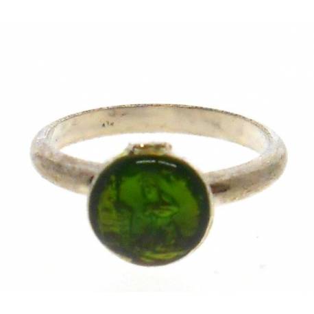 Bague Emaillee Couleurs Ste Rita