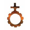 Tientje op koord - 42 mm - Olijvenhout 