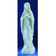 N.D. de Lourdes - 52 cm - "marbre" blanc