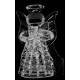 Ange 6 cm en verre dans boite