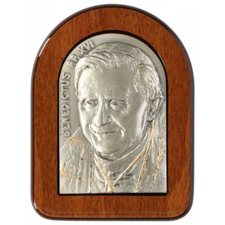 Cadre Argent Benoit Xvi 12 X 8.5 Cm