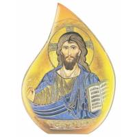 Flamme / Bois Christ 9.5 X 13 Cm