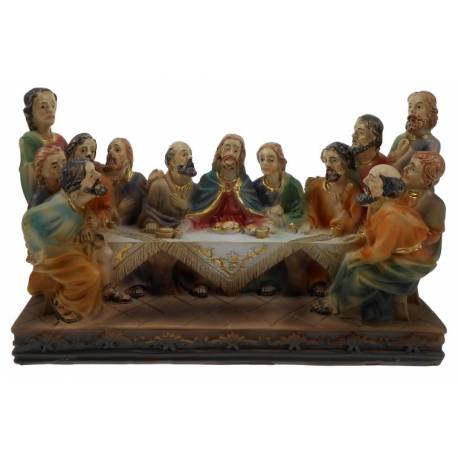 Statue 15 X 6.5 cm - Dernière Cène - Ht 9 cm