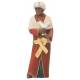Set de 3 rois - 15 cm - bois sculpté couleur