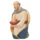 Set de 3 rois - 15 cm - bois sculpté couleur
