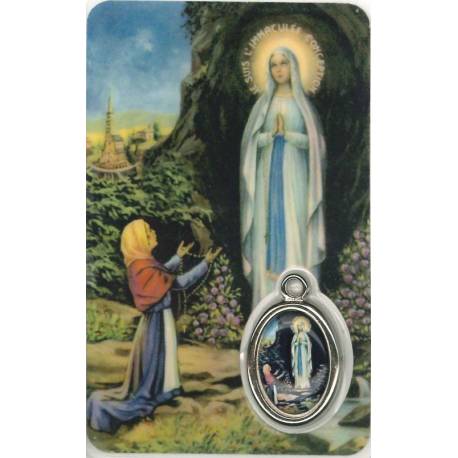 Carte-Méd-Prière - Appar Lourdes - NL