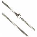Ketting 50 cm + Karabijnhaak - roestvrij staal 