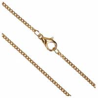 Ketting 50 cm + Karabijnhaak - Met. Verguld 