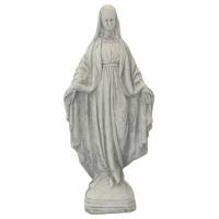 Statue Vierge Miraculeuse - H 28 cm