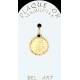 Médaille plaqué-or - Lourdes Appar. - 14 mm