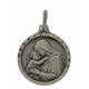 Medaille OLV met Kind - 16 mm - Metaal Verzilverd 
