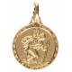 Medaille H Kristoffel - 14 mm - Metaal Verguld 