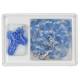 Rozenkrans in Murano glas met doos 