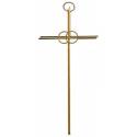 Croix de Mariage - 14 cm - Métal Doré