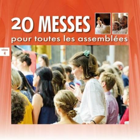 CD - 20 messes pour toutes les assemblées - Volume 4