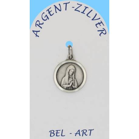 Medaille Zilver Banneux 14 mm 