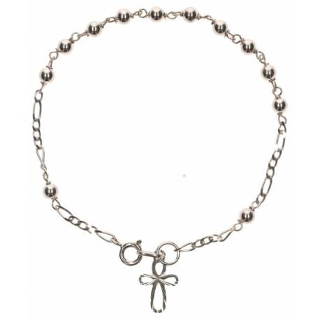 Bracelet-dizainier - argent rhodié - 4 mm + Etui