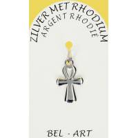Croix Argent Rhodié - 16 X 11 mm