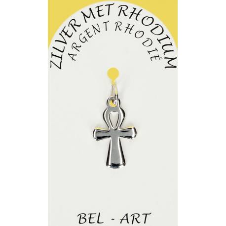 Croix Argent Rhodié - 16 X 11 mm