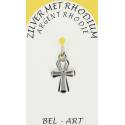 Croix Argent Rhodié - 16 X 11 mm
