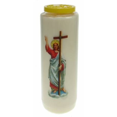 Neuvaine / Blanc / Christ Ressuscité