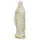 Beeld 12 cm - Alabaster + Goud - O.L.V. van Lourdes 