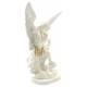 Statue 20 cm - Albâtre + Or - St Michel