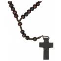 Chapelet sur corde - Bois Marron