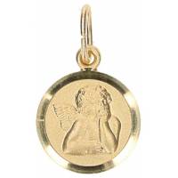Médaille Ange - 12 mm - Métal Doré
