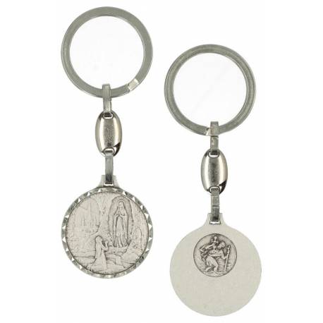 Porte-Clefs - App. Lourdes / St Christophe - 30 mm