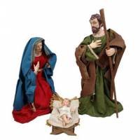 Kerstgroep van 3 figuren - 90 cm 