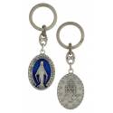 Sleutelhanger - Wonderbare Ov38 mm - Metaal + Email Blauw 