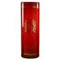 Verre rouge pour Lampe de Sanctuaire 22.5 x 7.5 cm