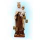 Statue vierge du Carmel 30 cm en résine