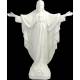 Statue Sacré Coeur de Montmartre 65 cm en résine blanche