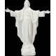 Statue Sacré Coeur de Montmartre 30 cm en résine blanche